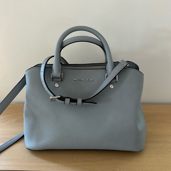 Michael Kors Savannah Saffiano Leather Satchel - Picture 2 of 8